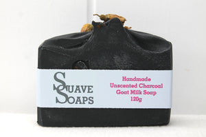 Charcoal (Unscented) Goat Milk Handmade Soap