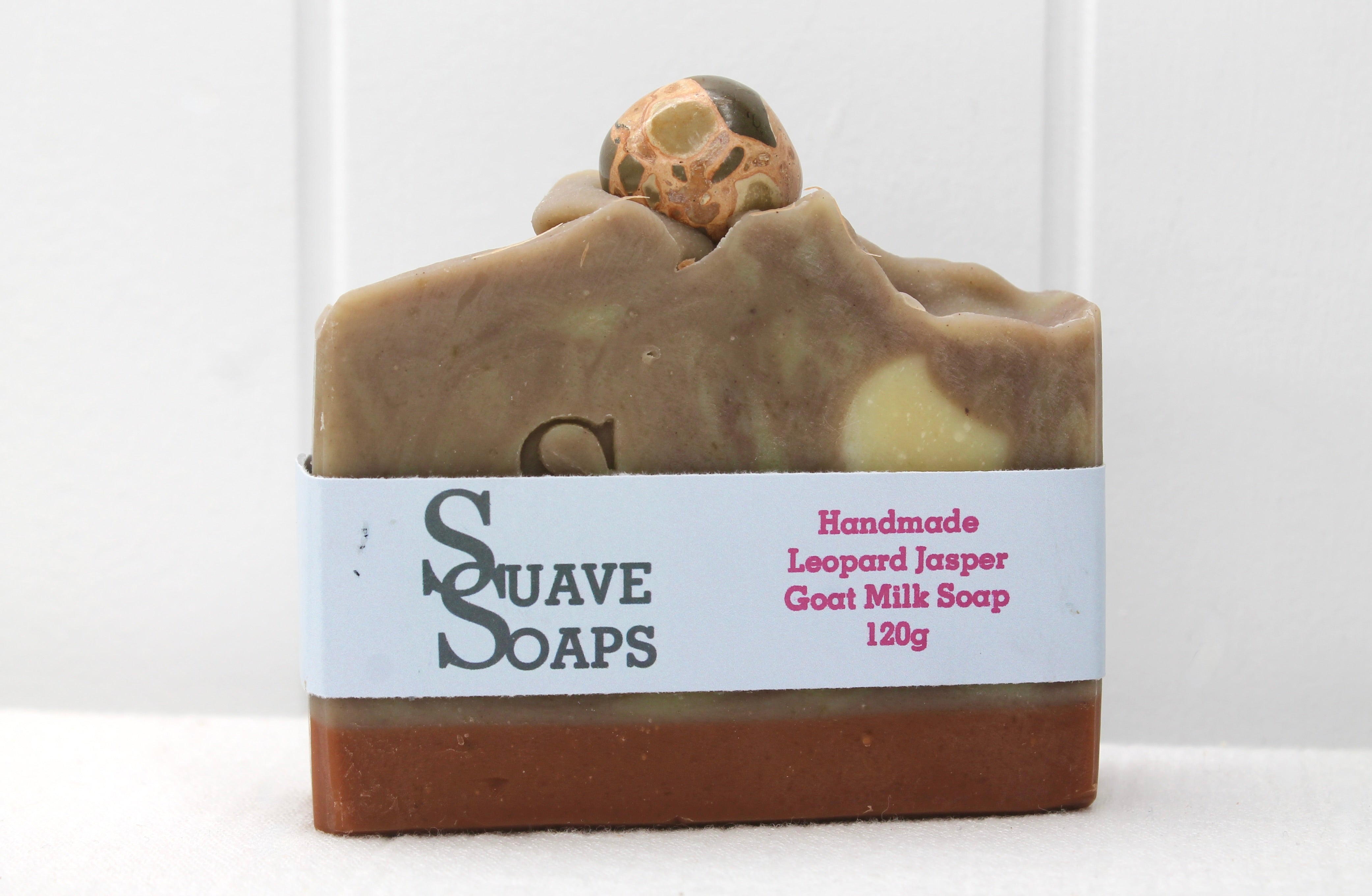 Leopard Jasper Goat Milk Handmade Soap