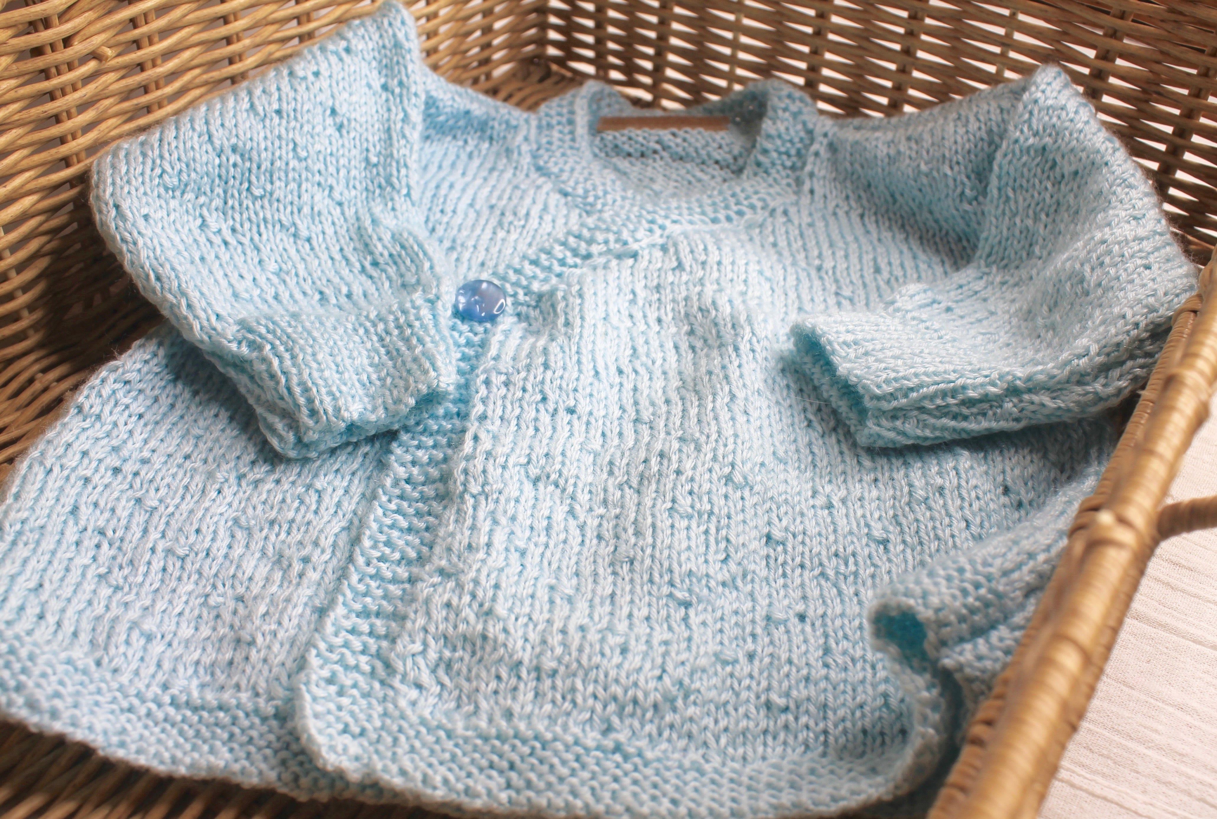 Atlas 3-6 Month Handknitted Cardigan