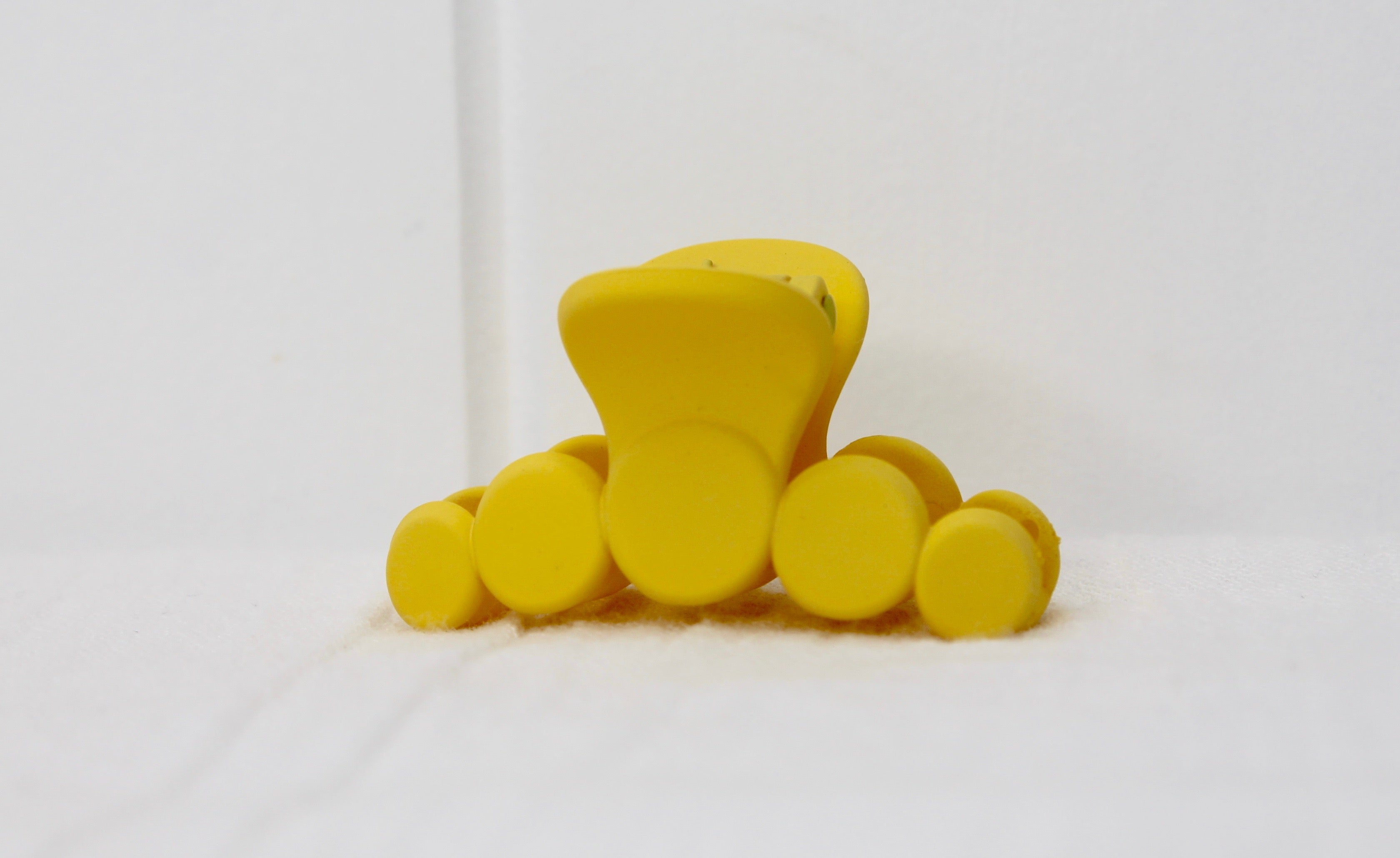 Yellow Spotted Claw Clip  Tiny