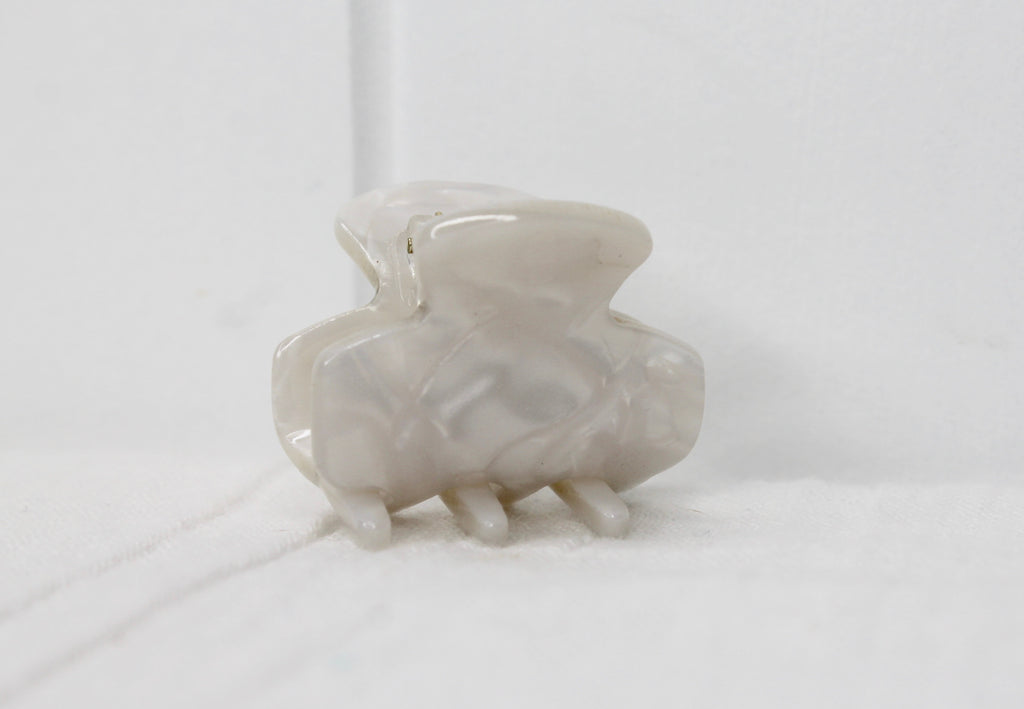 Pearl Marble Claw Clip Tiny