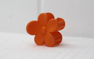 Orange Daisy Claw Clip Tiny