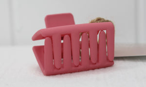 Cotton Candy Clover Claw Clip Mini
