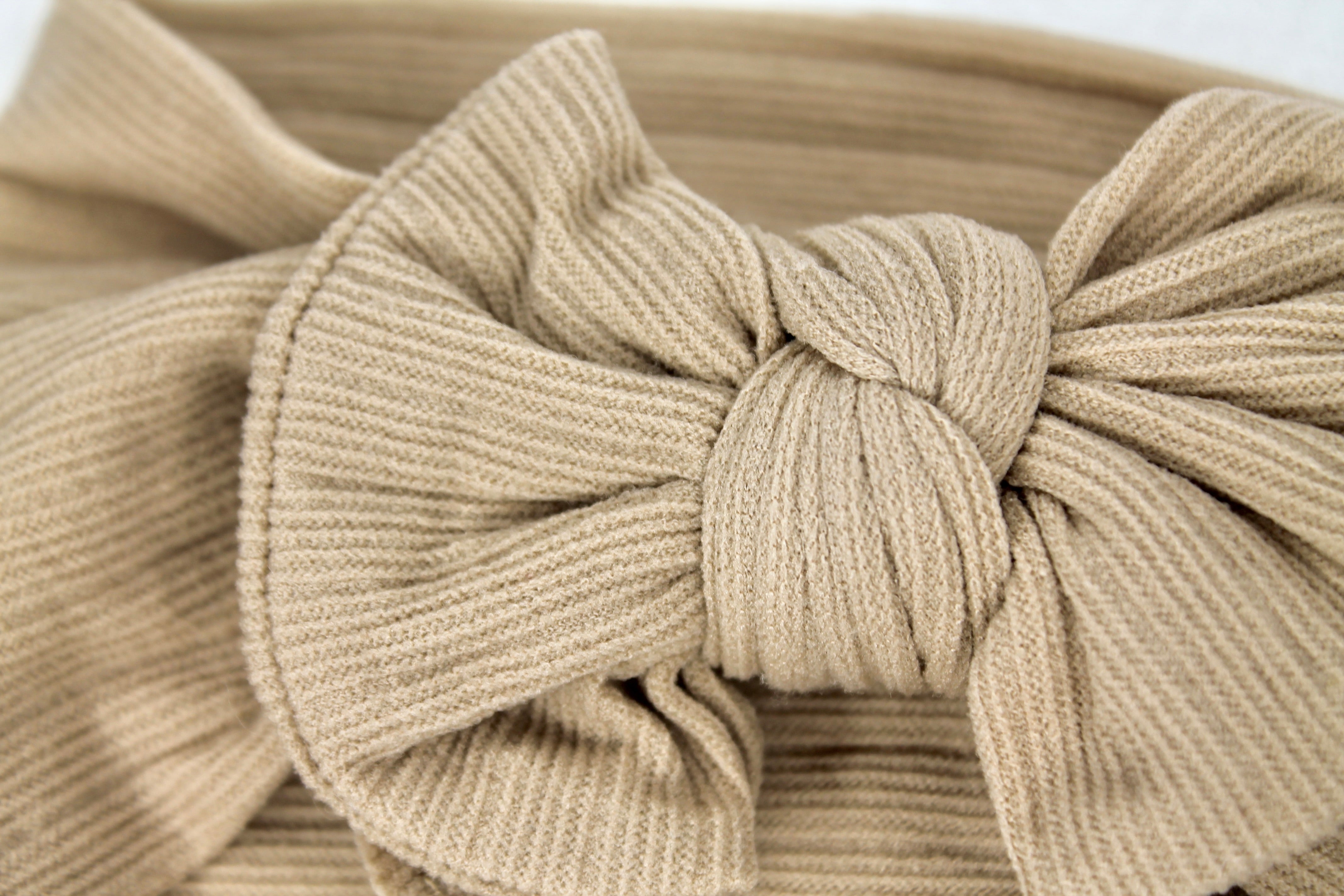 Taupe Dahlia Newborn / Baby Headband