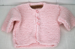 Sadie Pink 00000 Handknitted Set