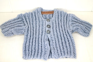 Harlie Blue 0000 Handknitted Set