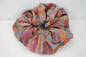 Small Indigenous Rayon Scrunchie