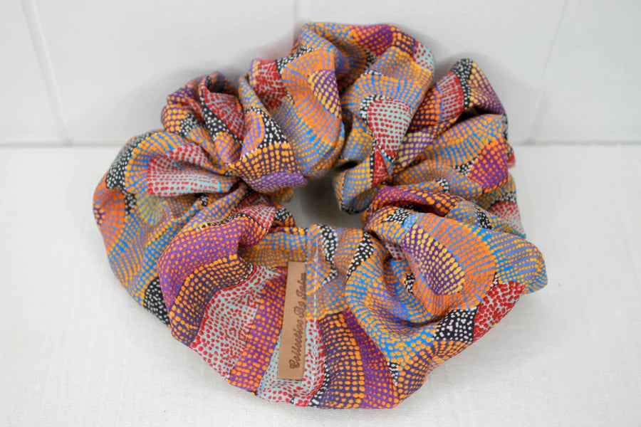 Medium Indigenous Rayon Scrunchie