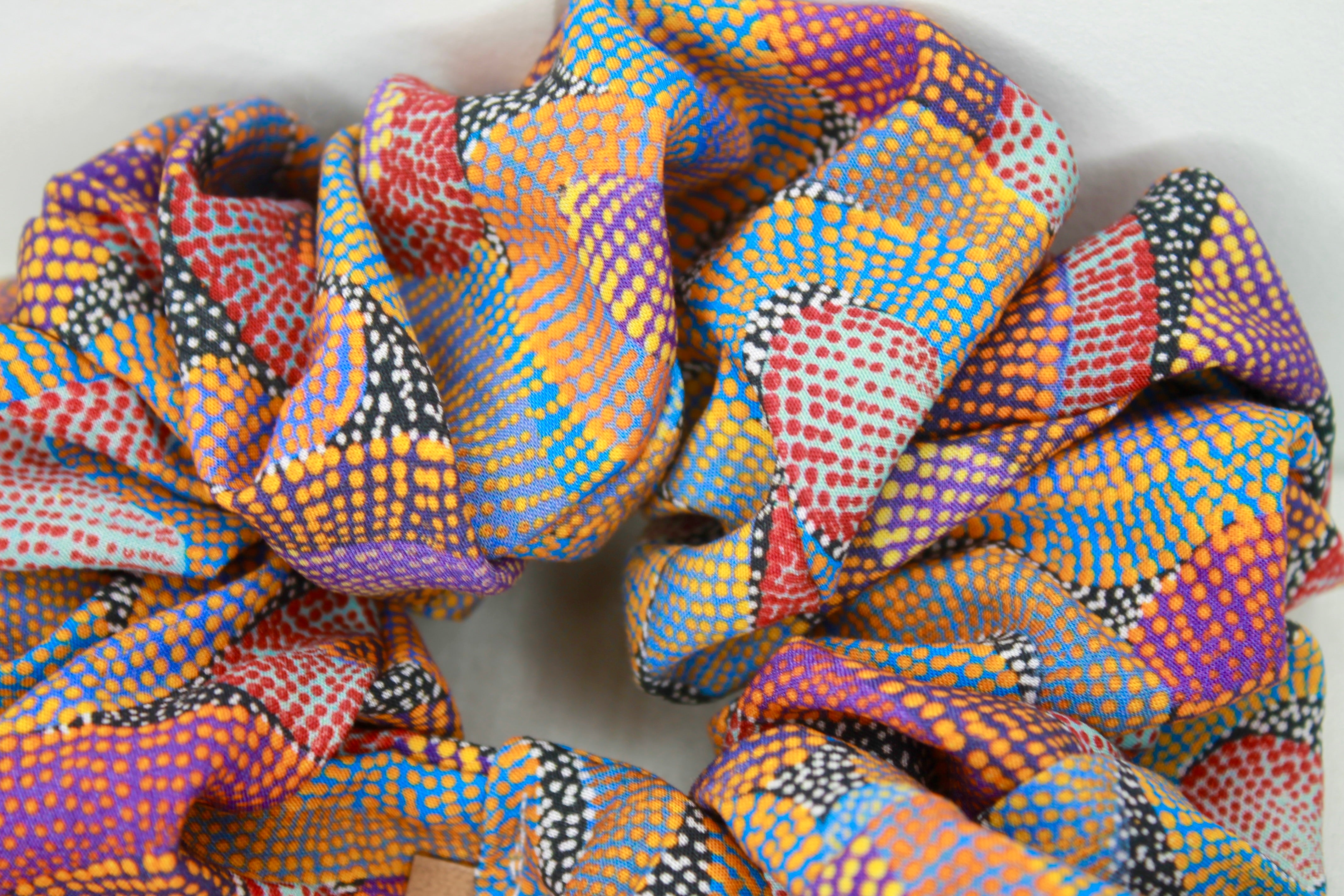Indigenous Rayon Scrunchie Large