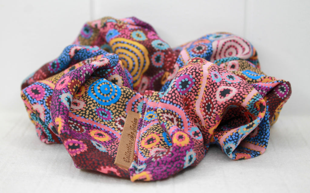 Indigenous Rayon Scrunchie Large