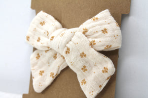 Addy Double Cloth Bow Clip