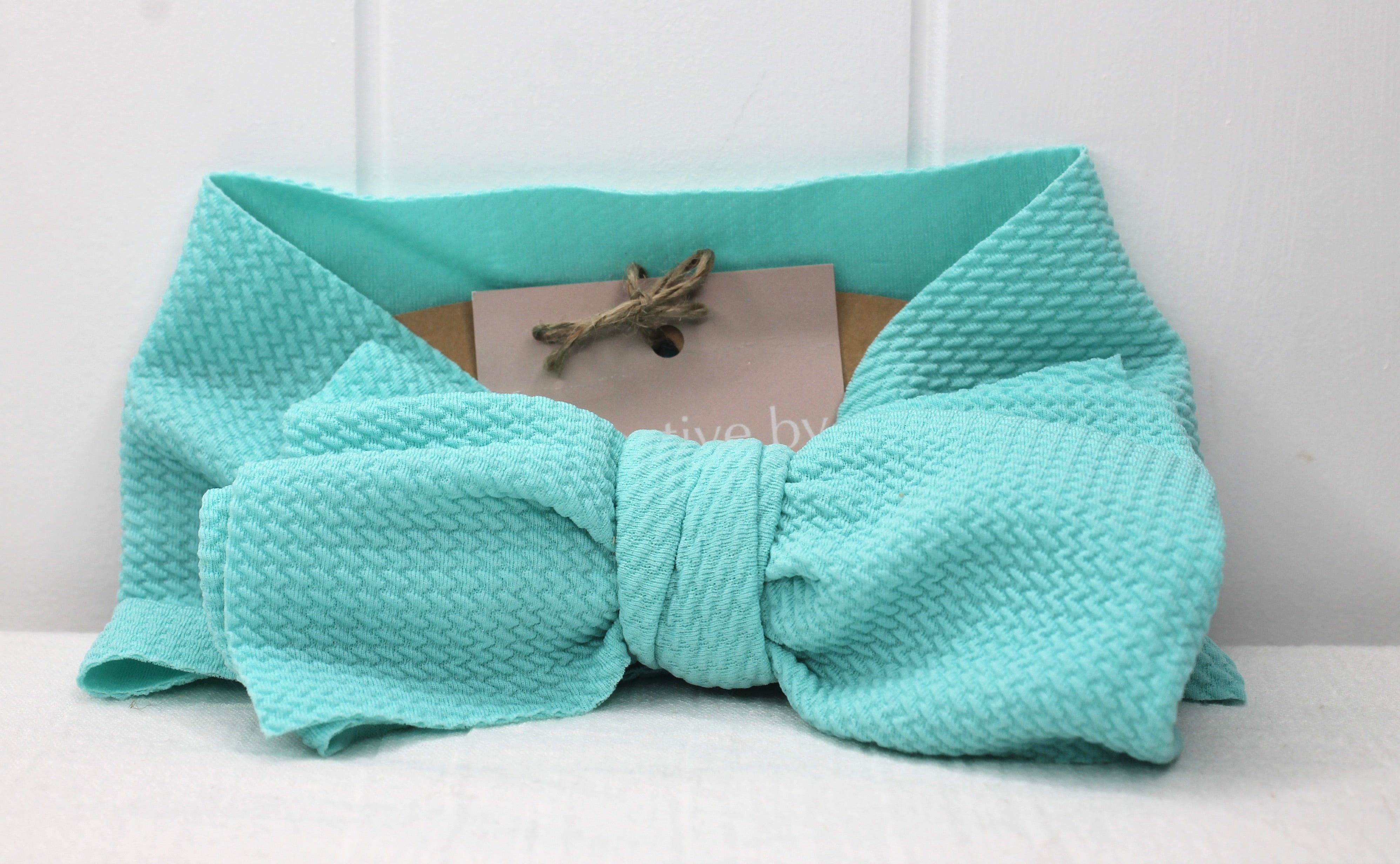 Aqua Cindy Newborn / Baby Headband