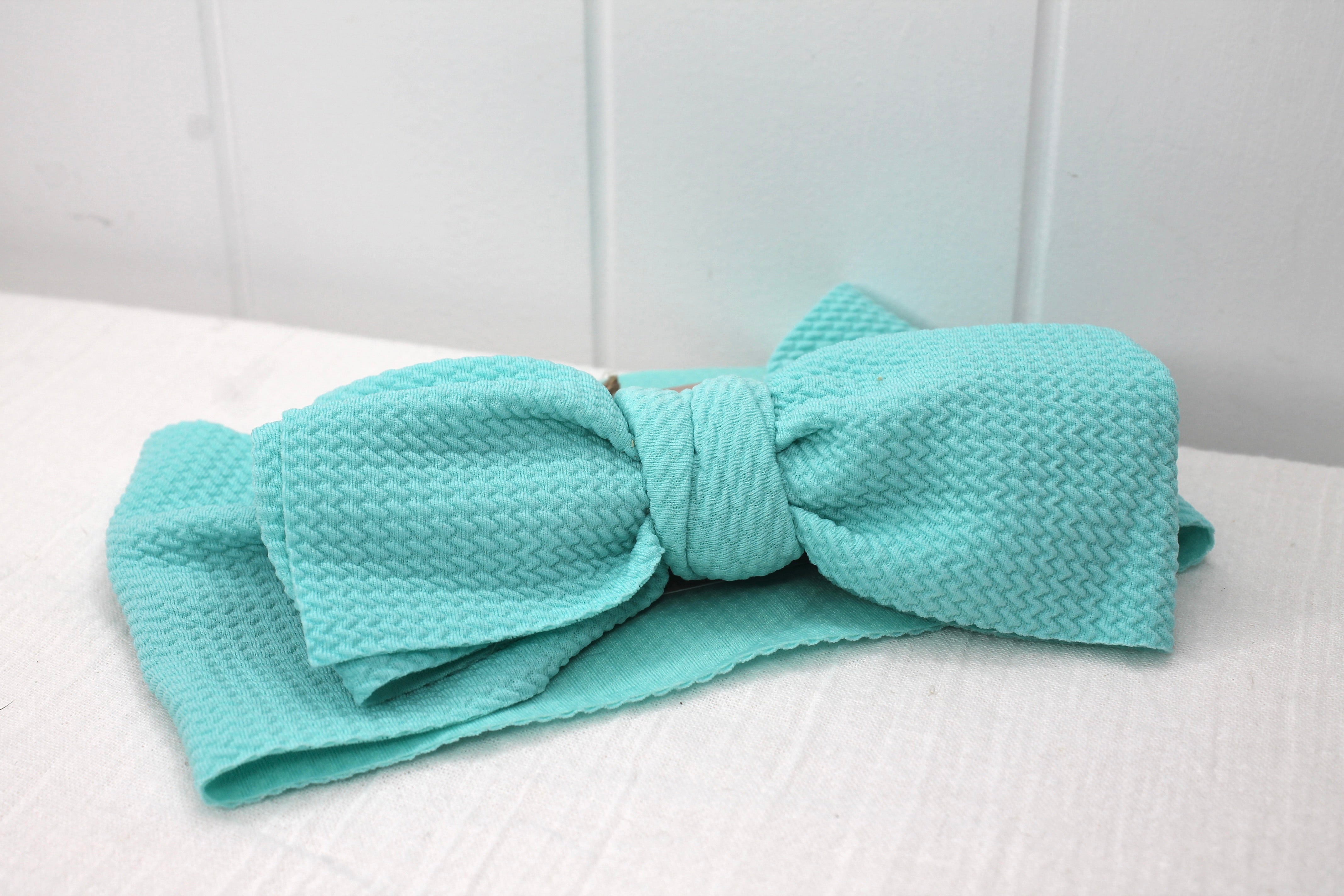 Aqua Cindy Newborn / Baby Headband