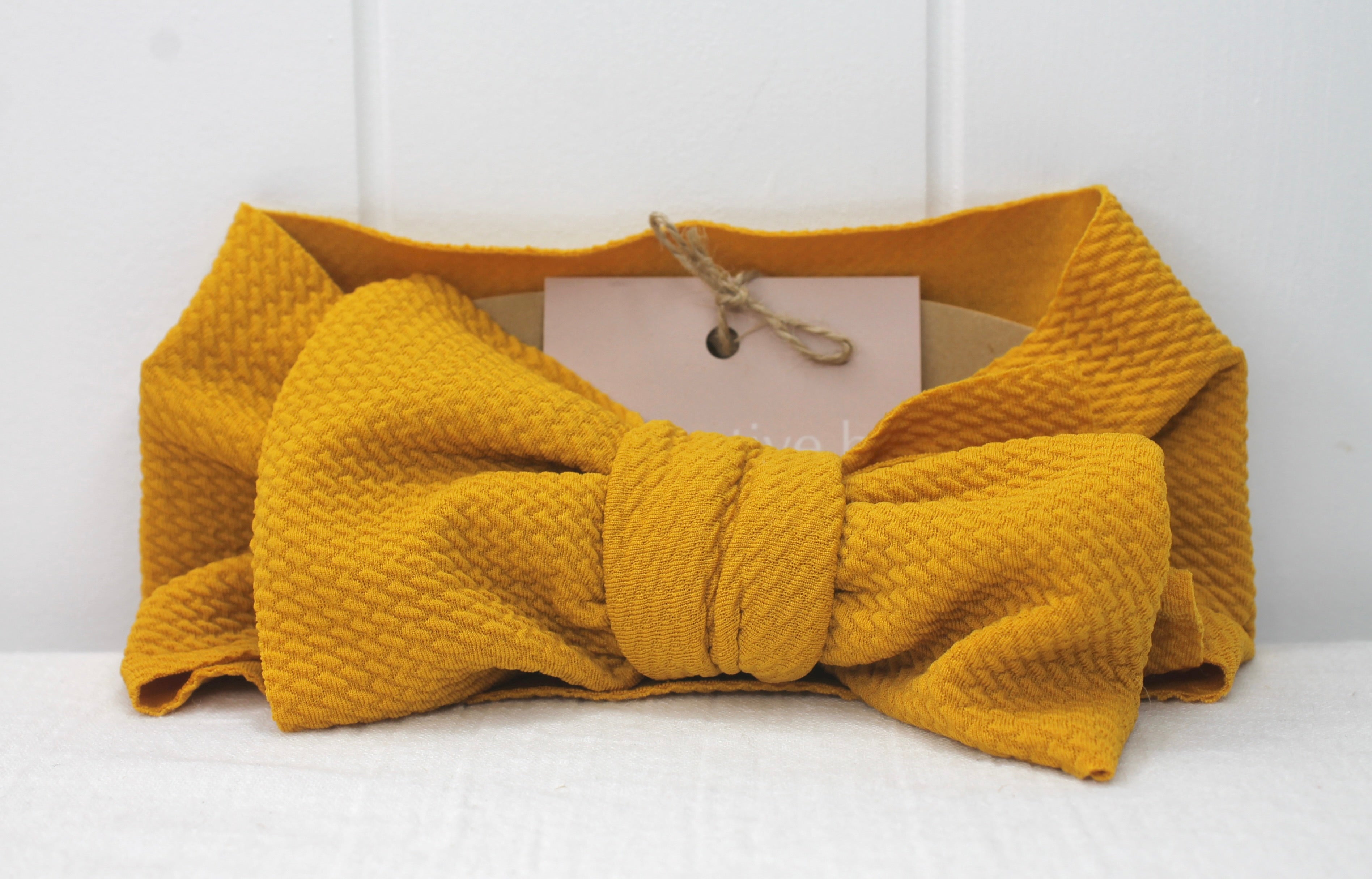 Mustard Cindy Newborn / Baby Headband