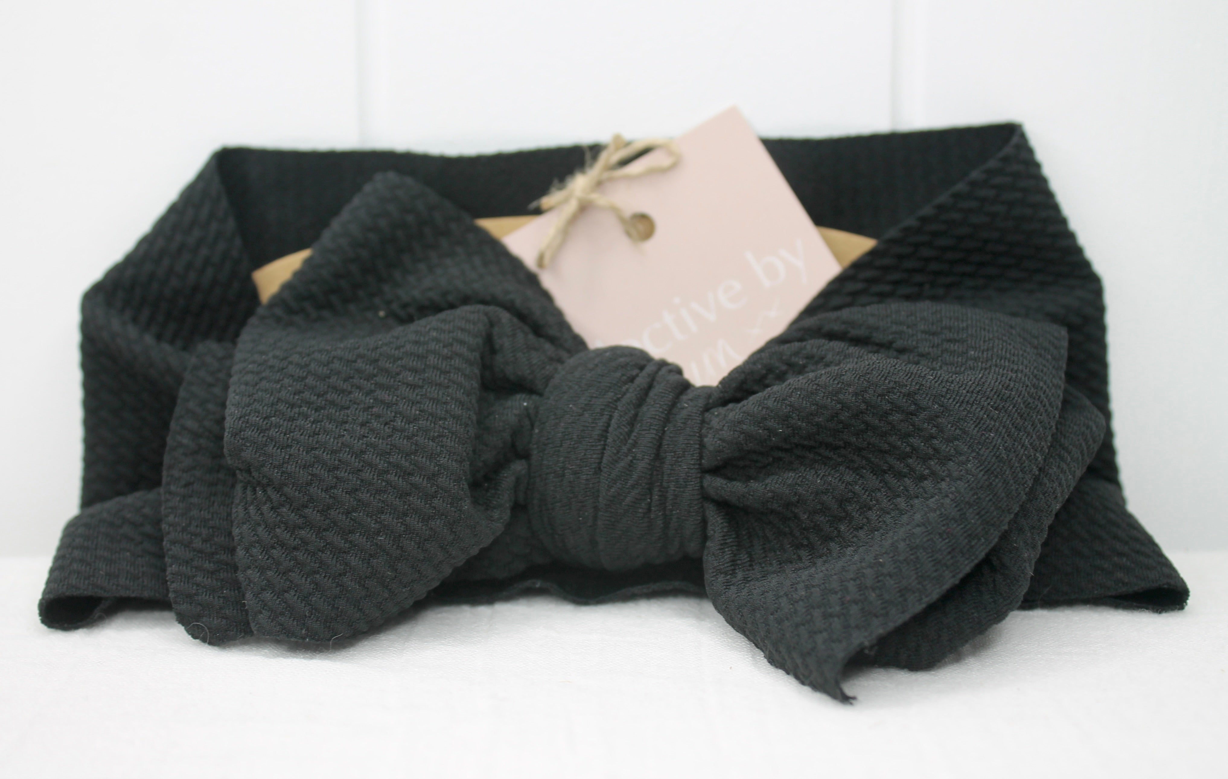 Black Cindy Newborn / Baby Headband