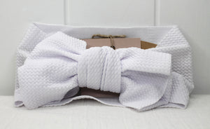 White Cindy Newborn / Baby Headband