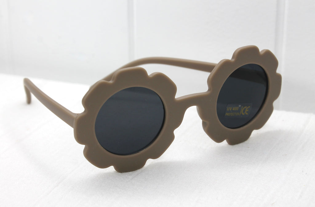 Taupe Retro Kids Sunglasses