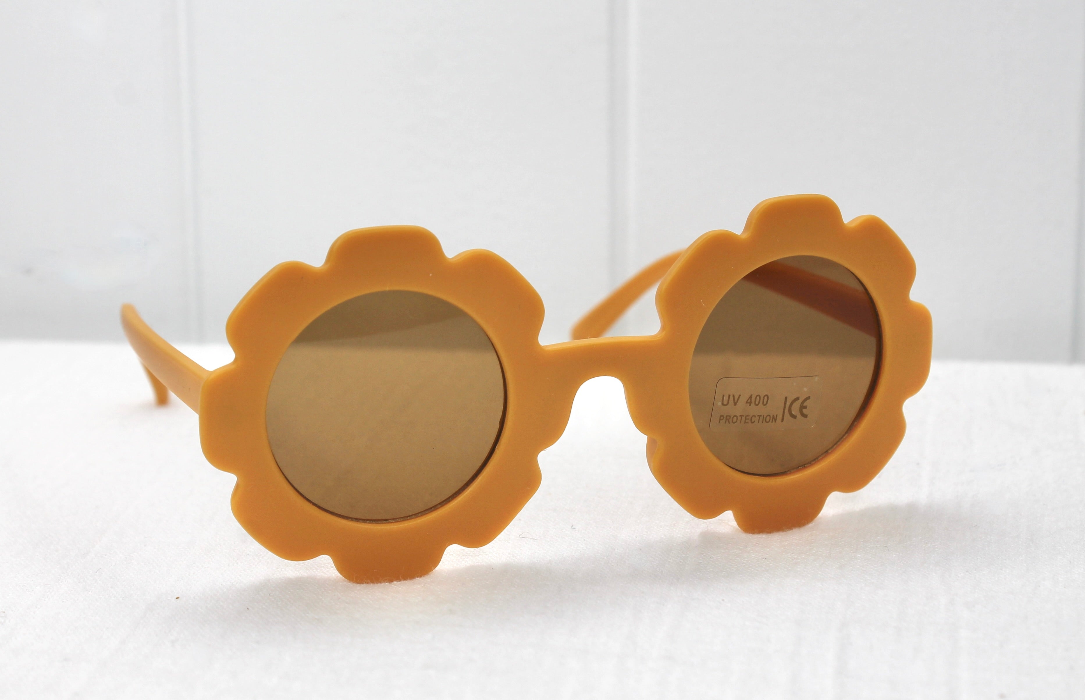 Mustard Retro Kids Sunglasses