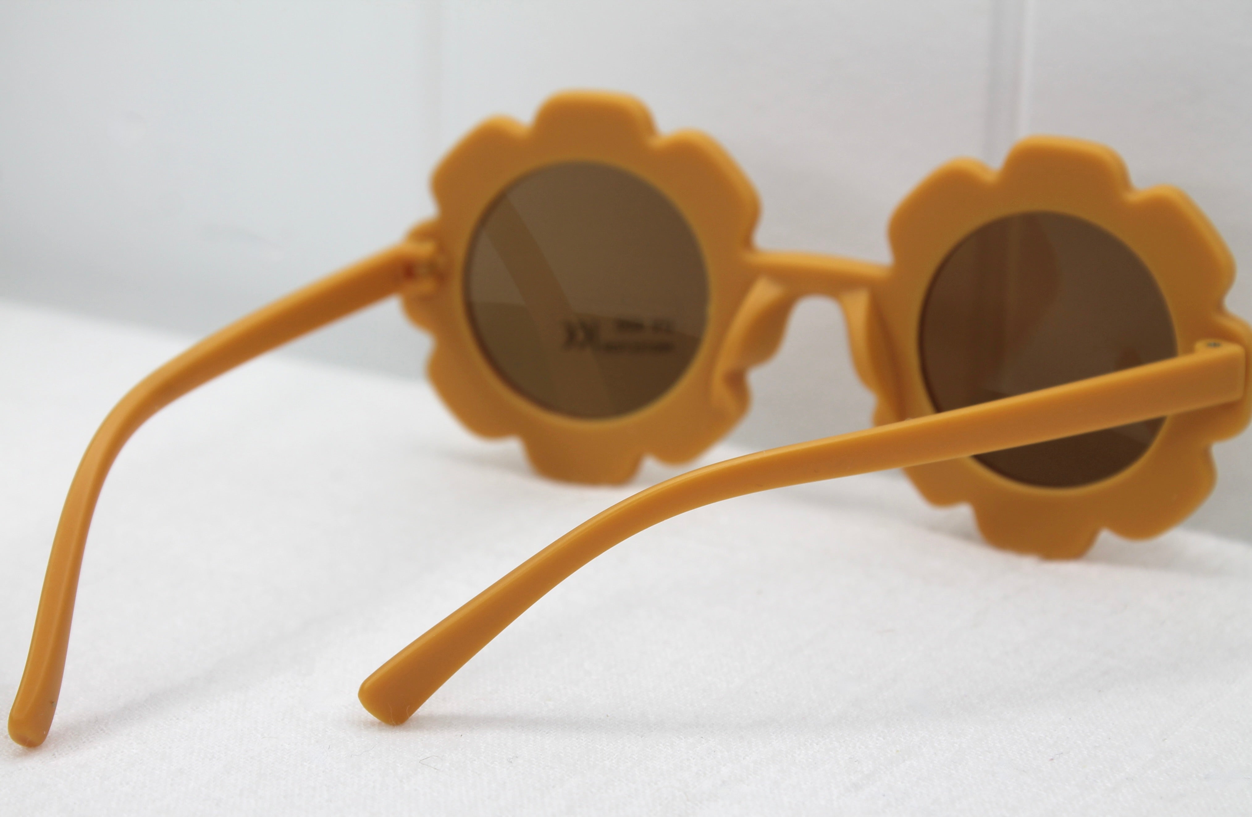 Mustard Retro Kids Sunglasses
