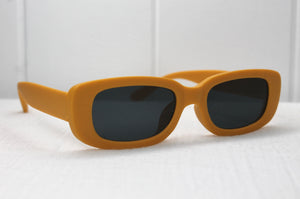 Mustard Rectangle Kids Sunglasses