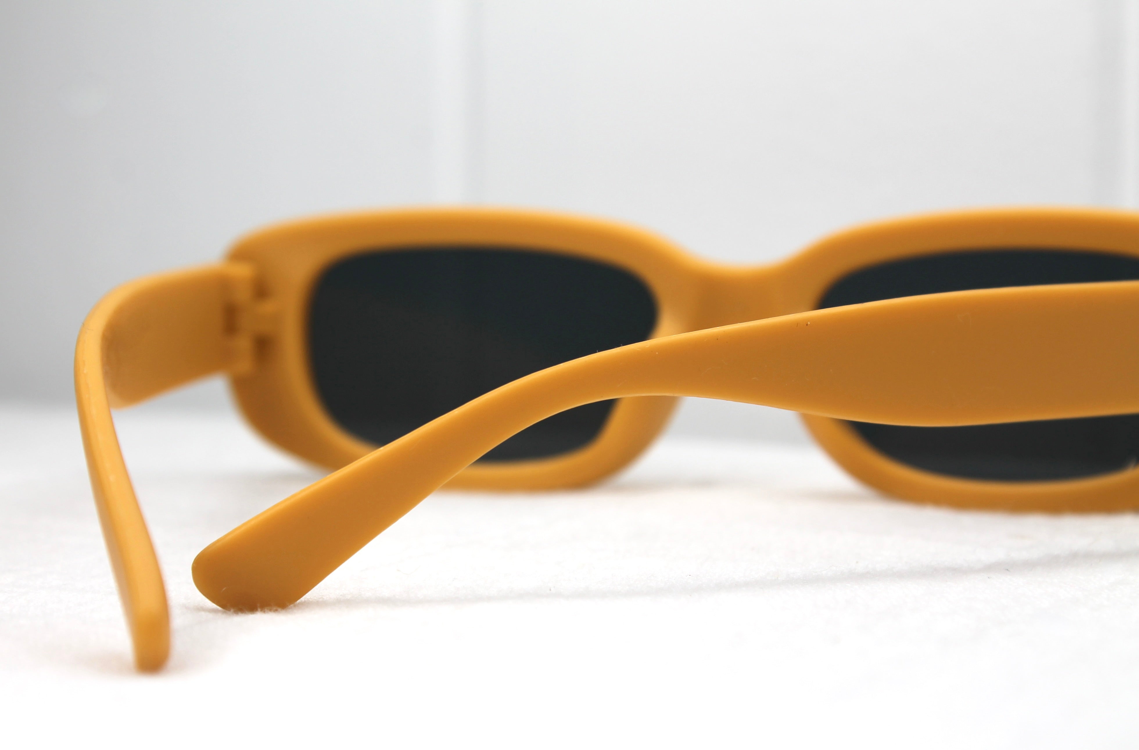 Mustard Rectangle Kids Sunglasses