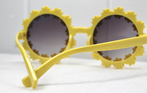 Yellow Flower Kids Glasses