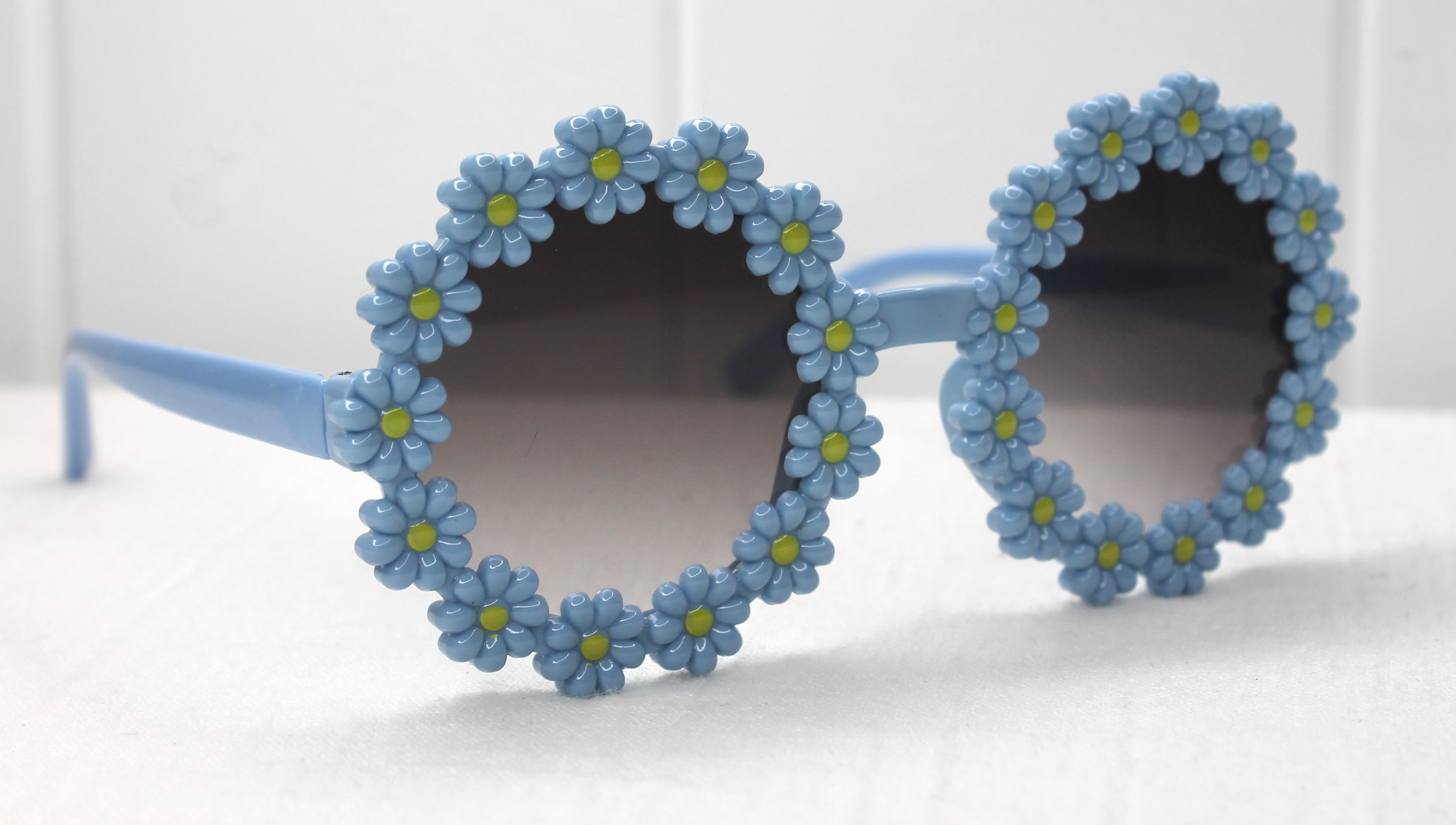 Blue Flower Kids Glasses