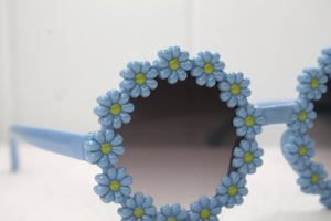 Blue Flower Kids Glasses