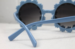 Blue Flower Kids Glasses