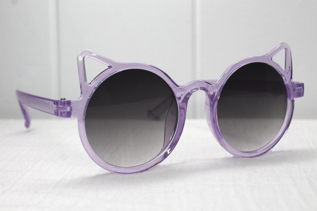 Purple Cat Kids Sunglasses