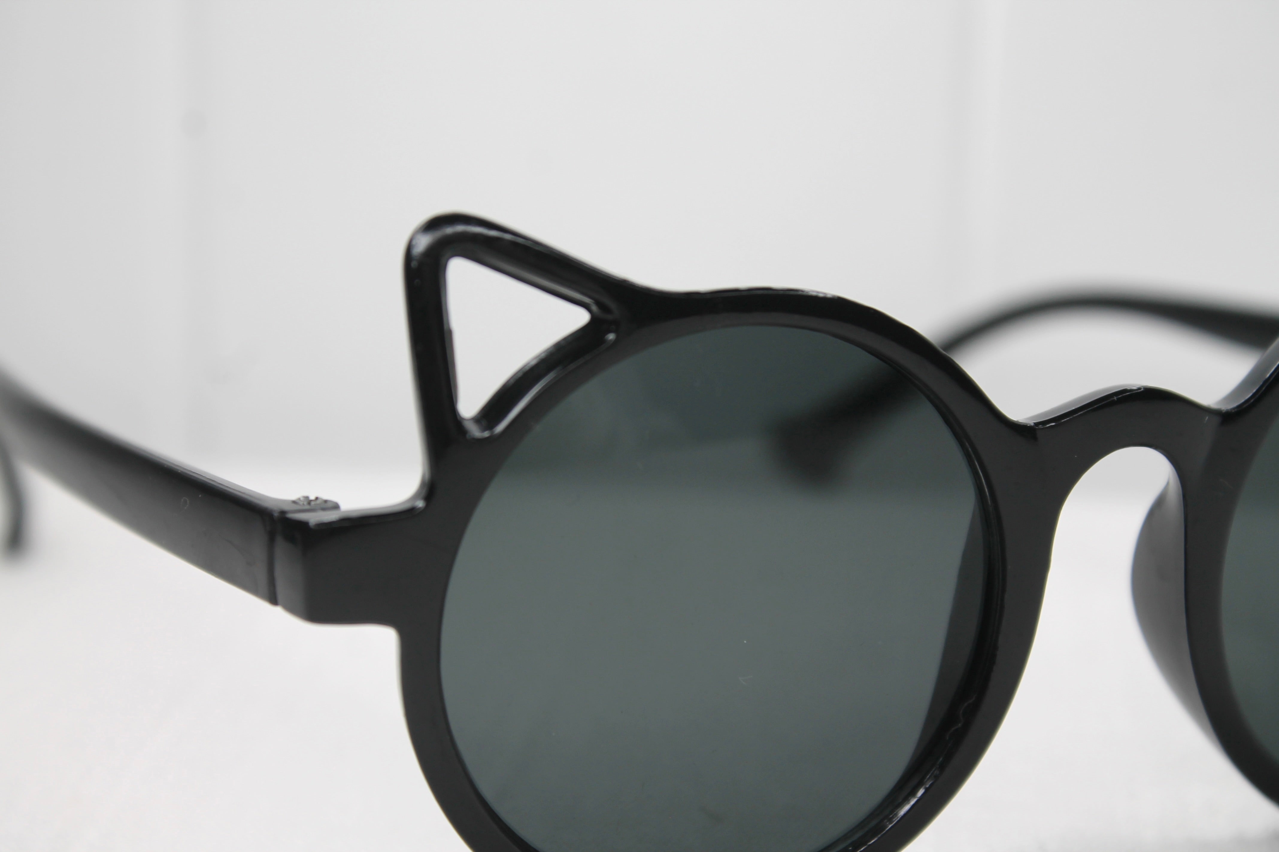 Black Cat Kids Sunglasses