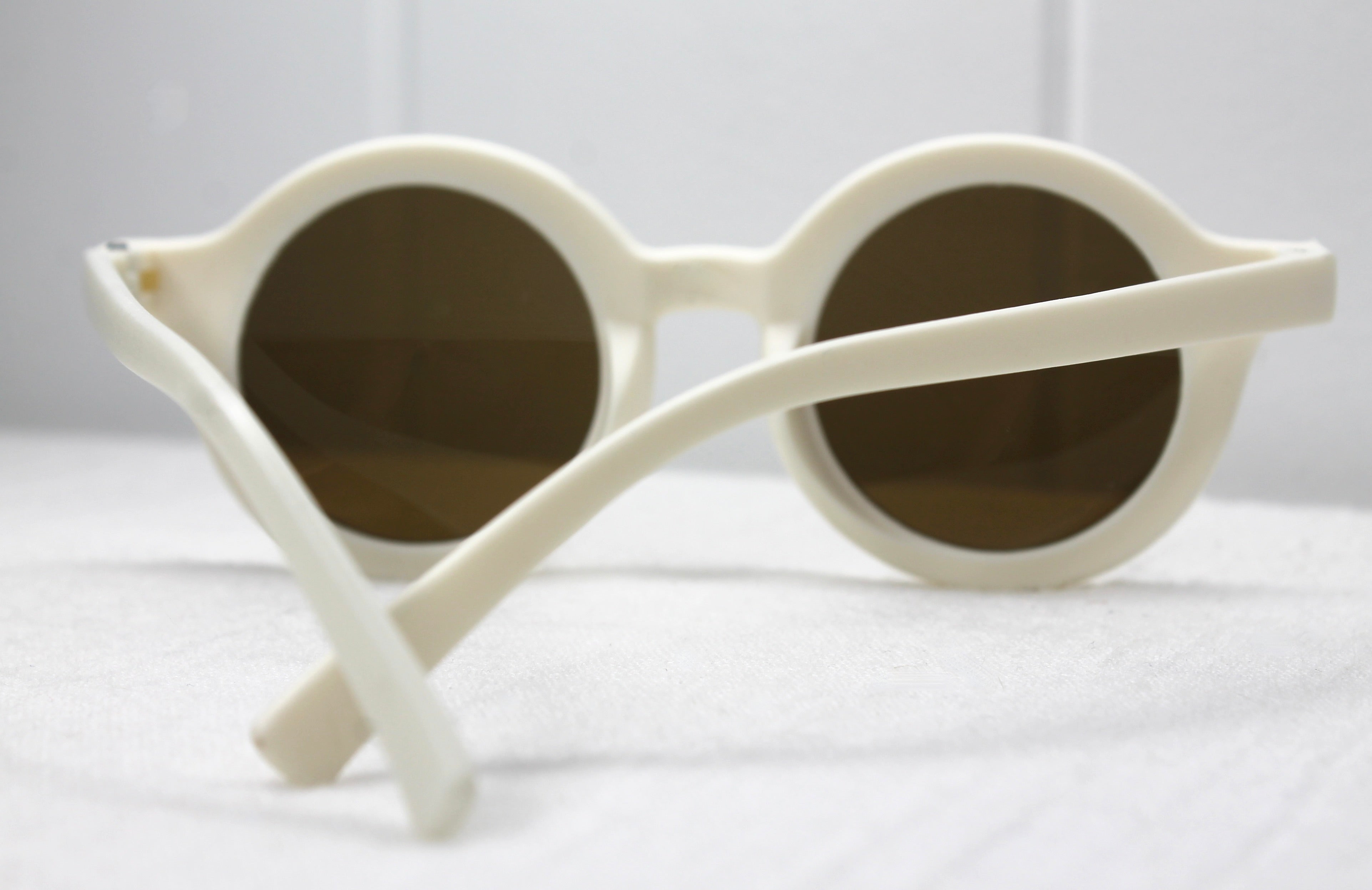 White Round Kids Glasses