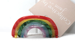 Rainbow Claw Clip Small