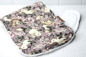 Forrest Burp Cloth with Fleece Backing