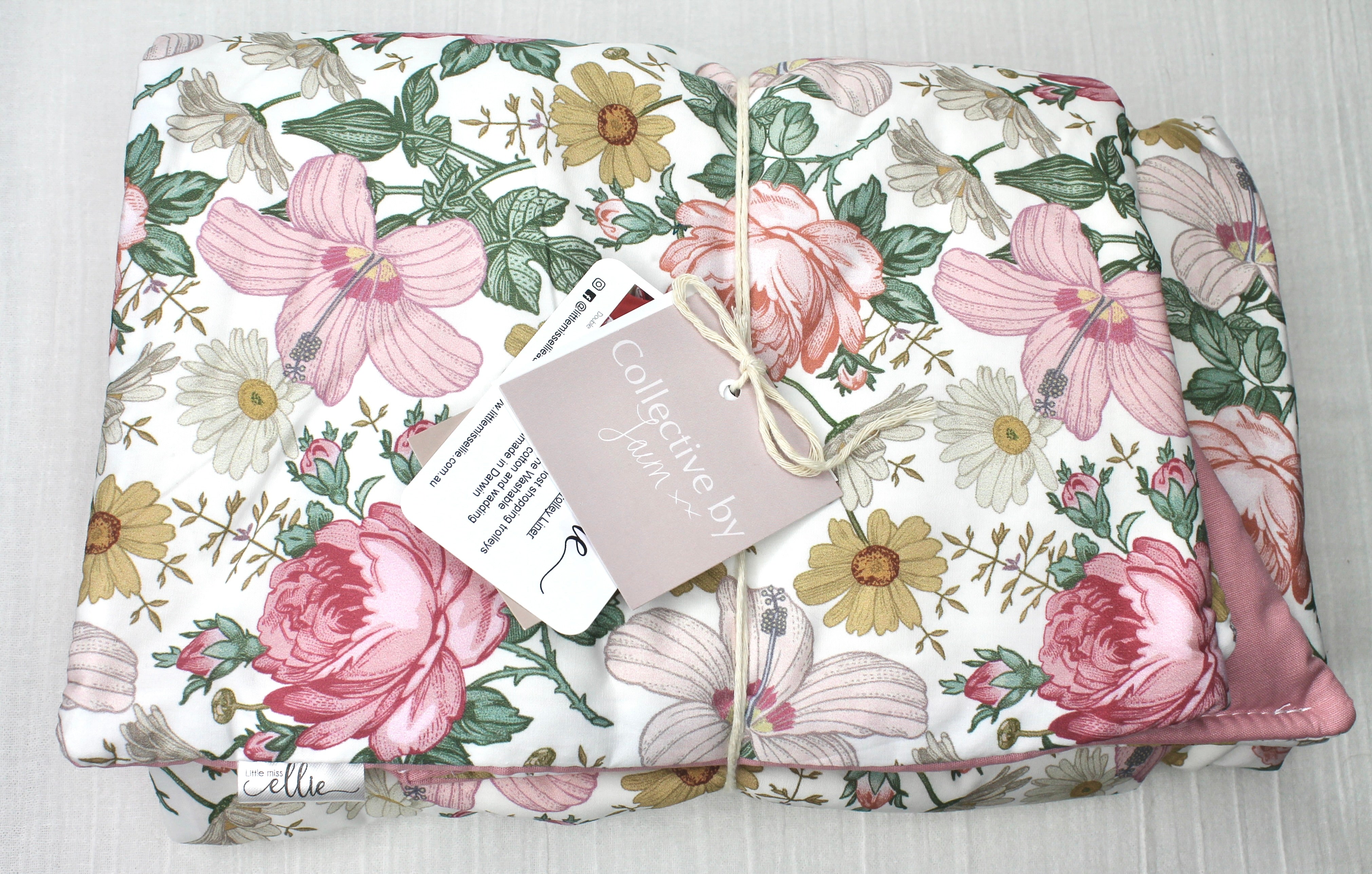 Floral Trolley Liner - Double