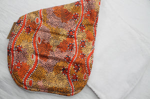 Indigenous Burp Cloth with Fleece Backing