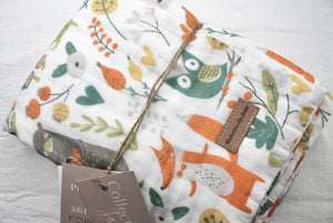 Forrest Bamboo & Cotton Double Sided Blanket