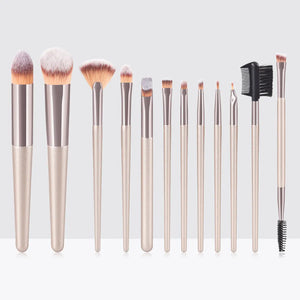 Champagne Makeup Brushes