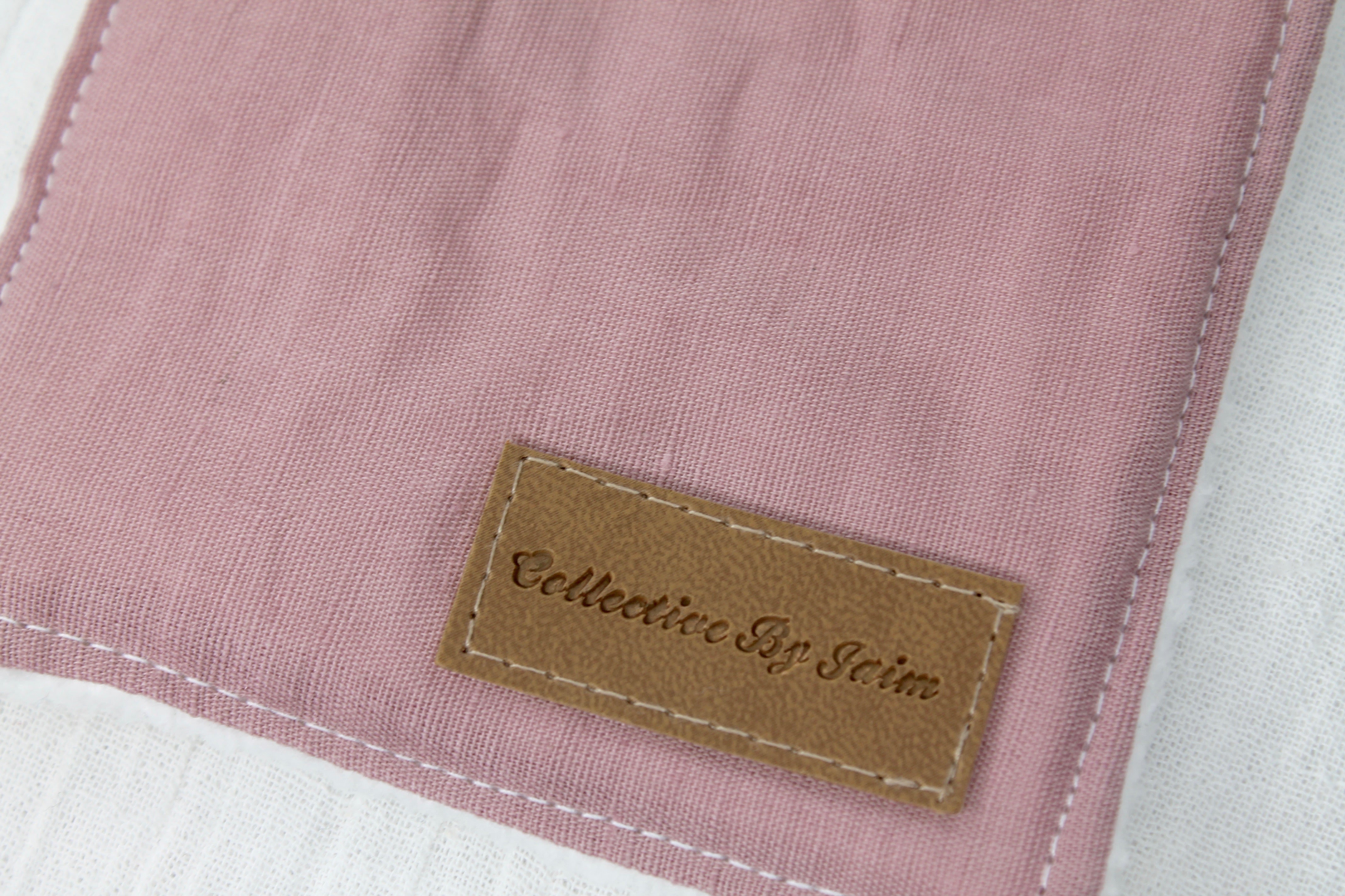 Square Cleanser Wipe - Dusty Pink Linen