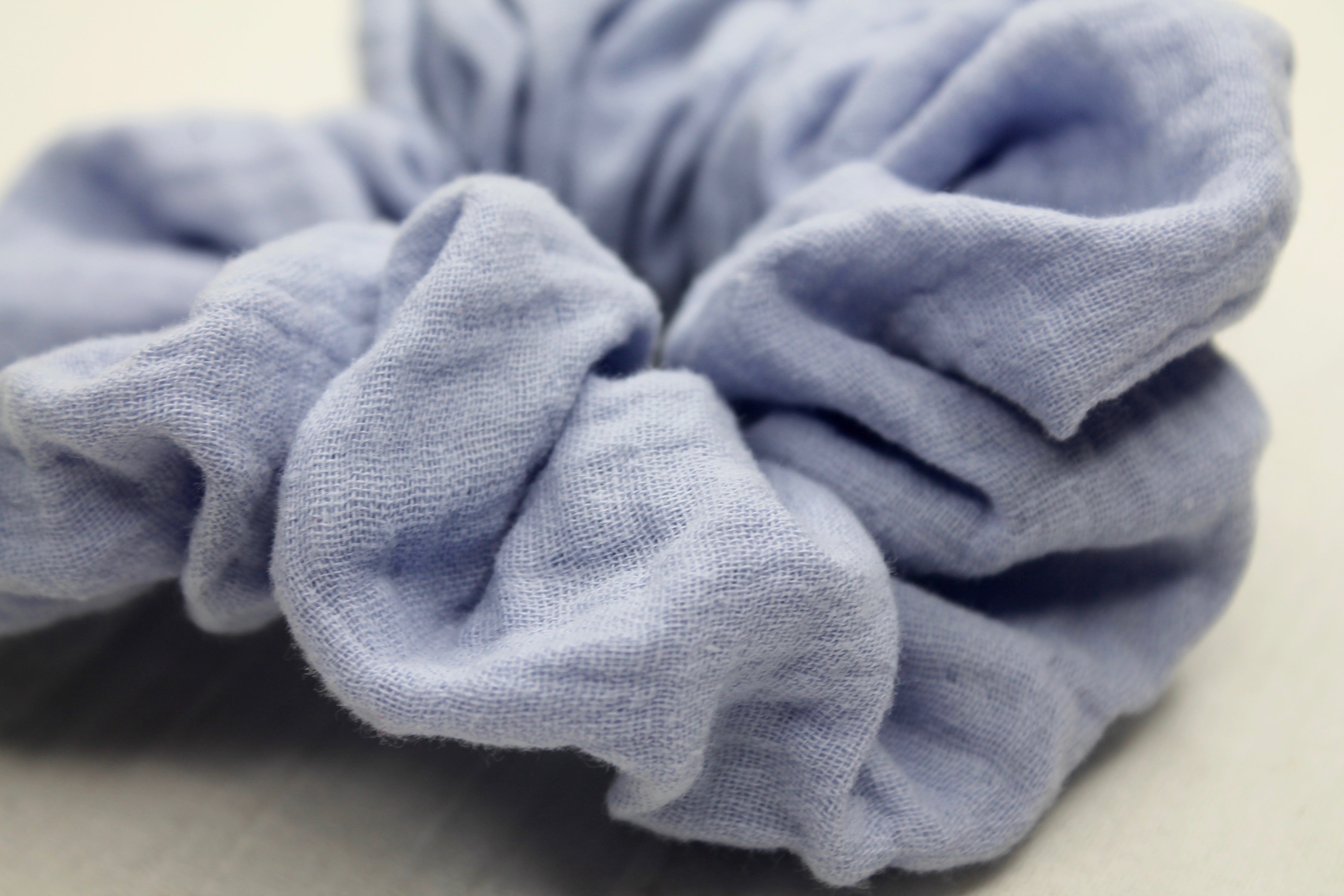 Medium Lilac Double Cloth Scrunchie