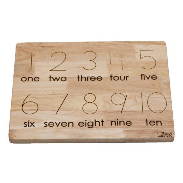 Wooden Double Sided Number Board