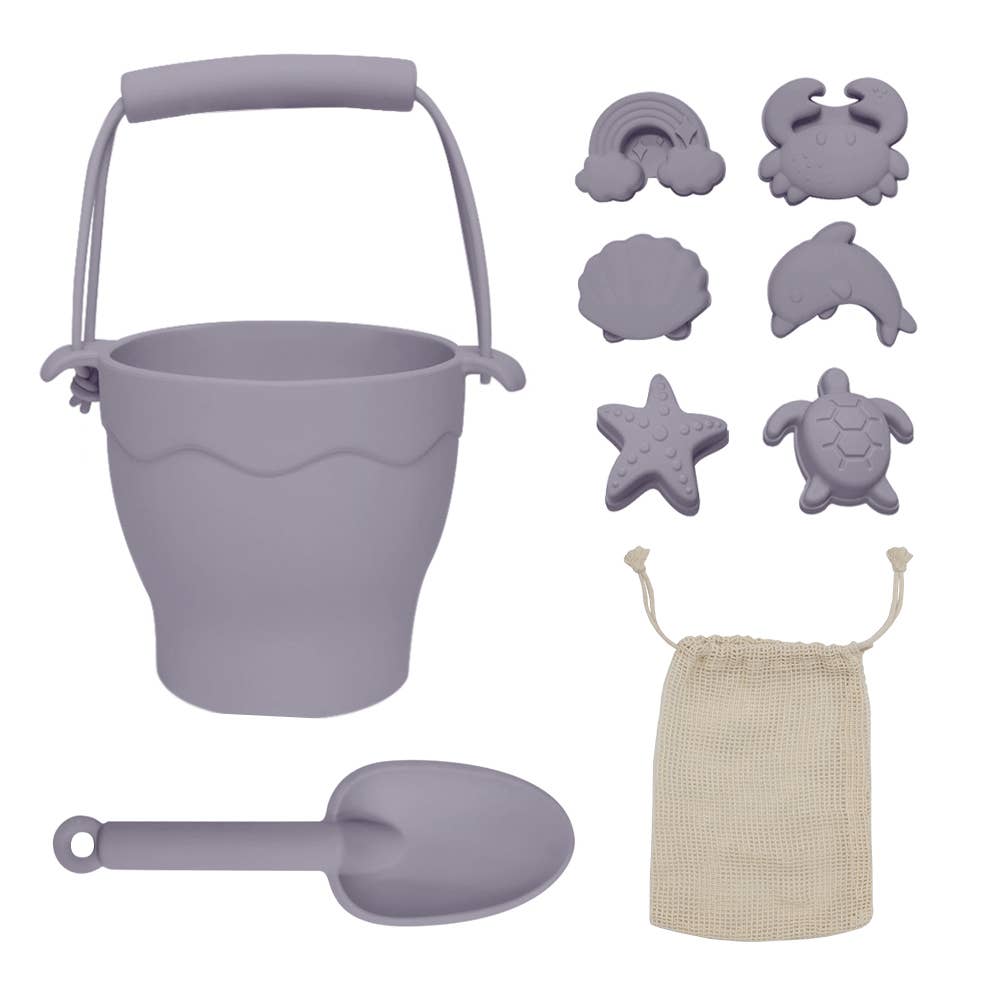 Silicone Bucket & Spade Set - Lilac