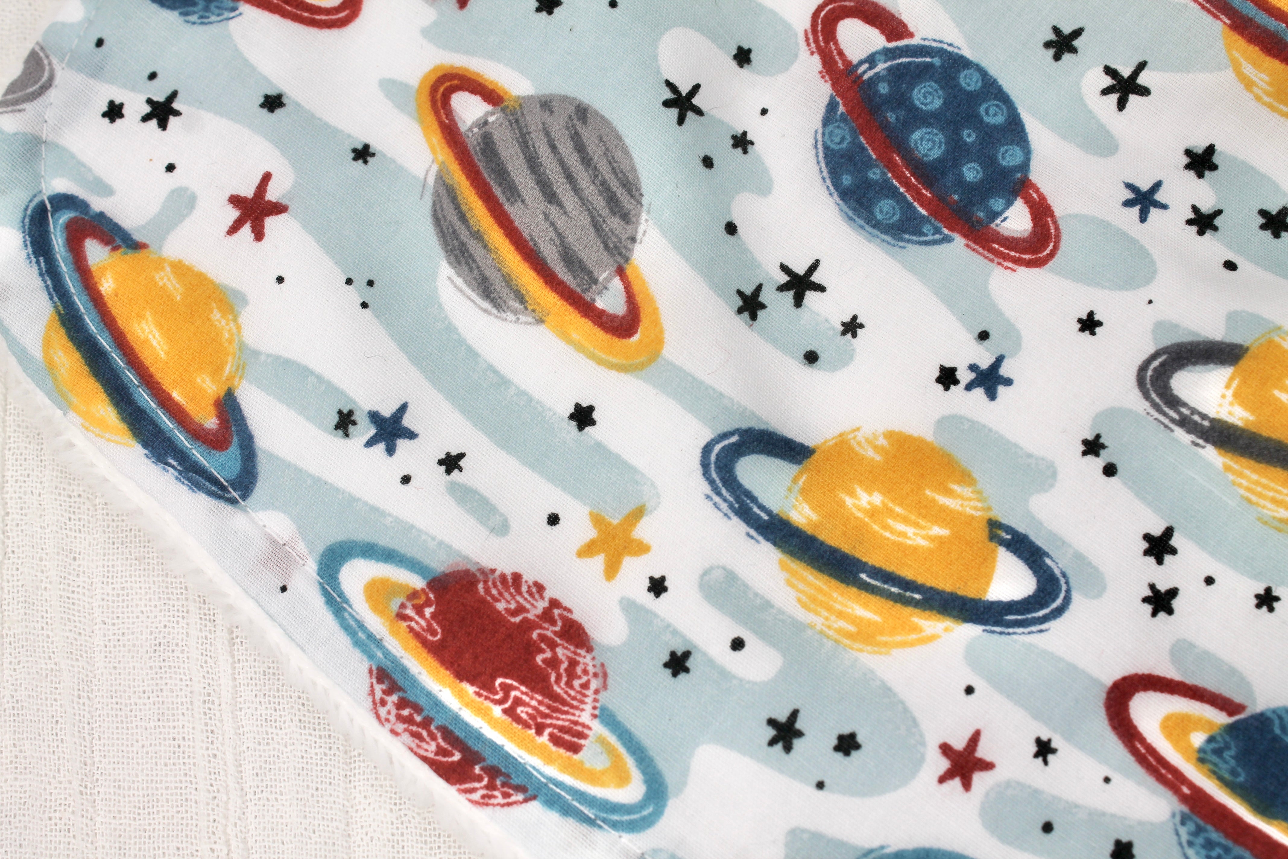 Planet Bib with Cotton Backing