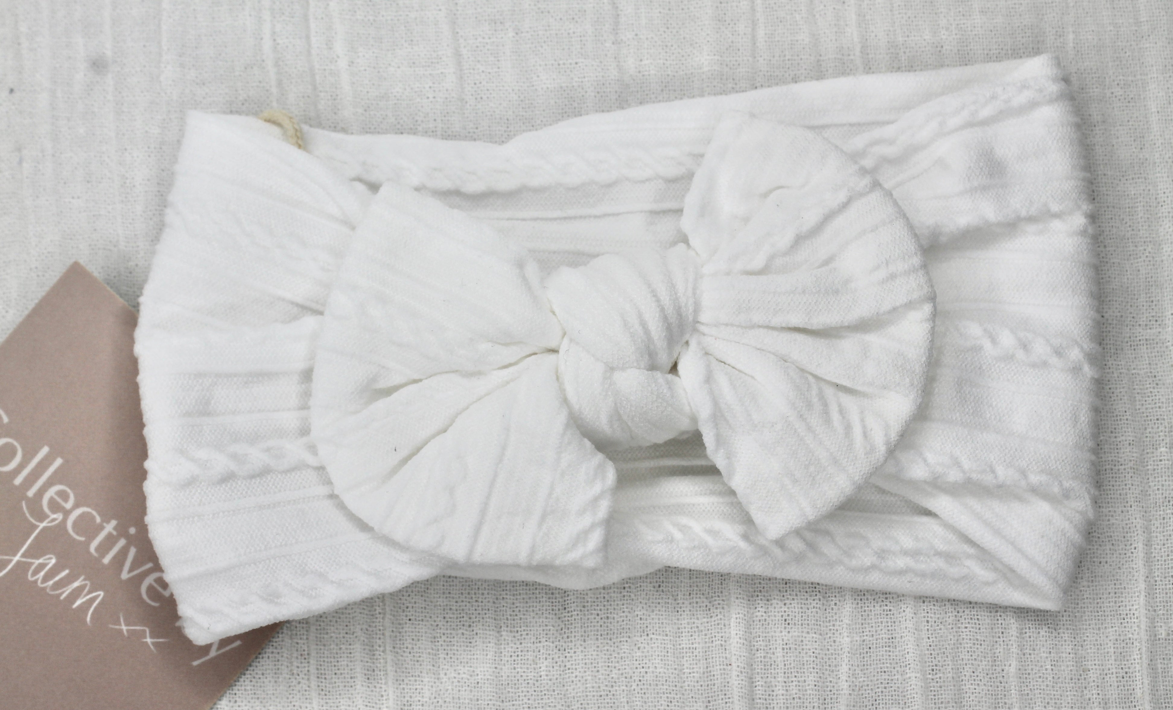 White Newborn / Baby Headband