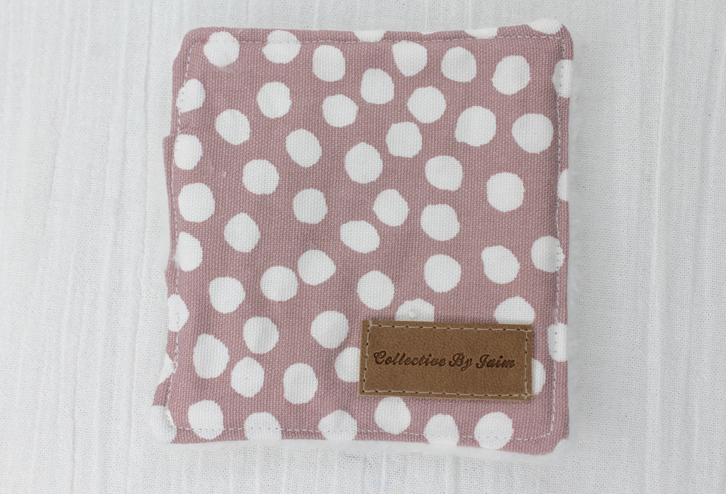 Square Cleanser Wipe - Dusty Pink Splot