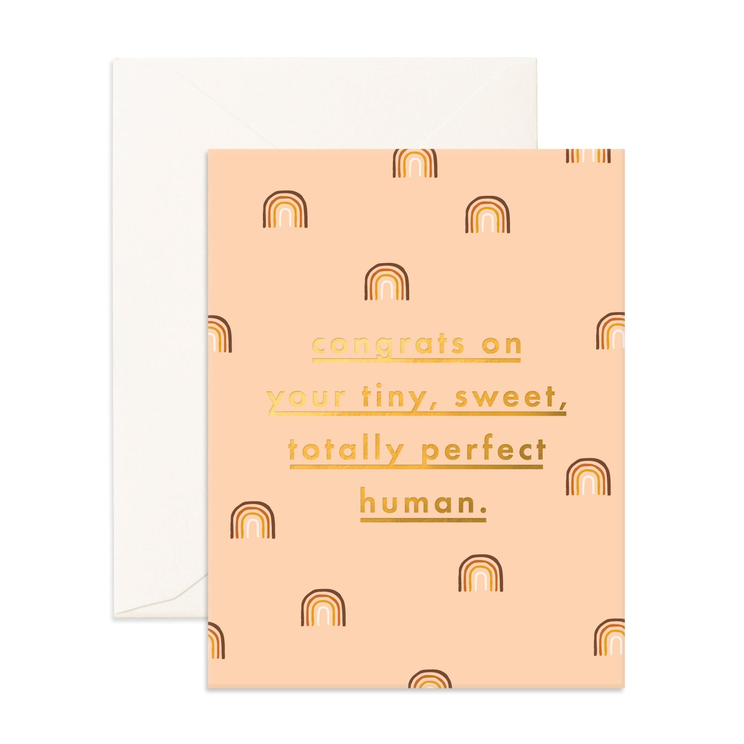 Congrats On Your Tiny, Sweet, Totally Perfect Human Blank Card