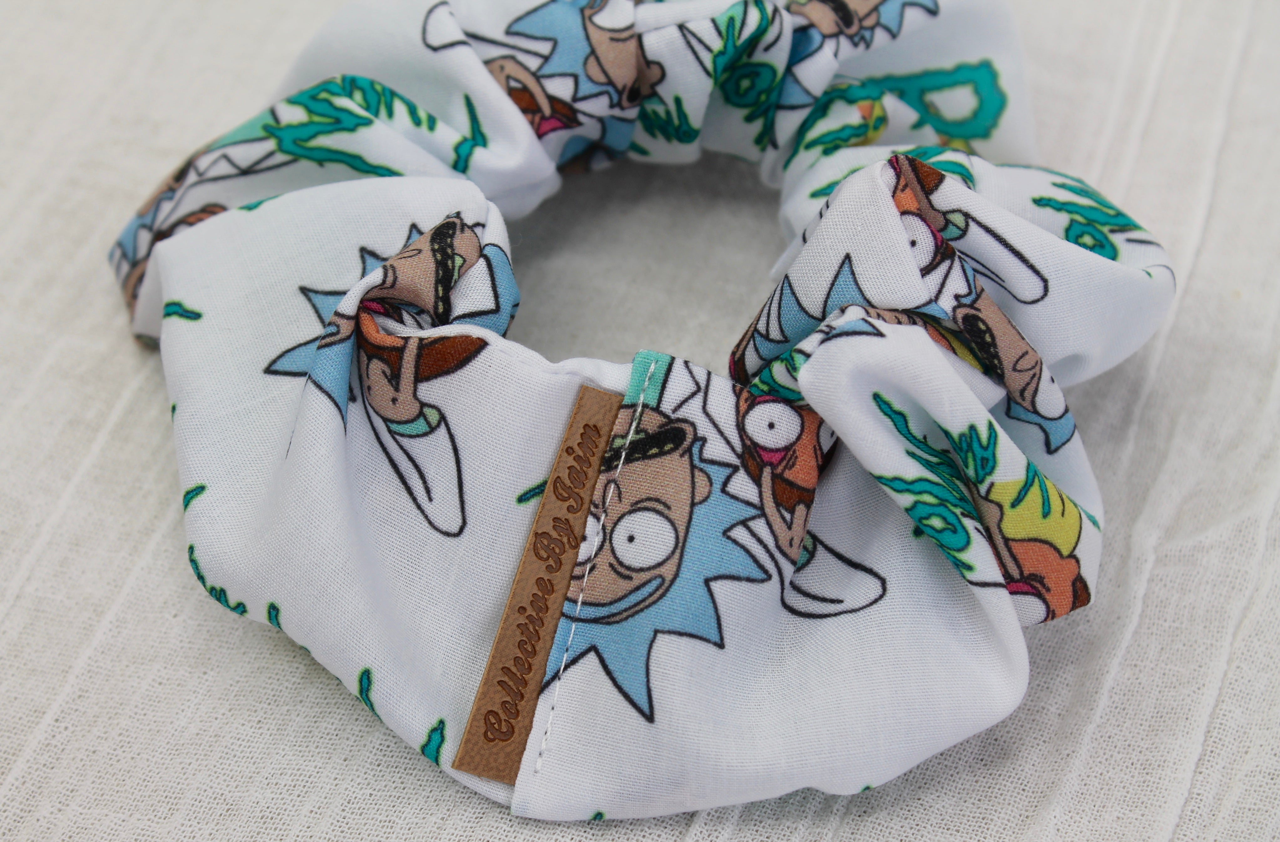 Small Rick and Morty Scrunchie