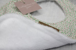 Lily Pond Bib & Burp Cloth Set with Fleece Backing