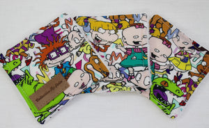 Little Rugrats Characters Reusable Make-up Wipes Set