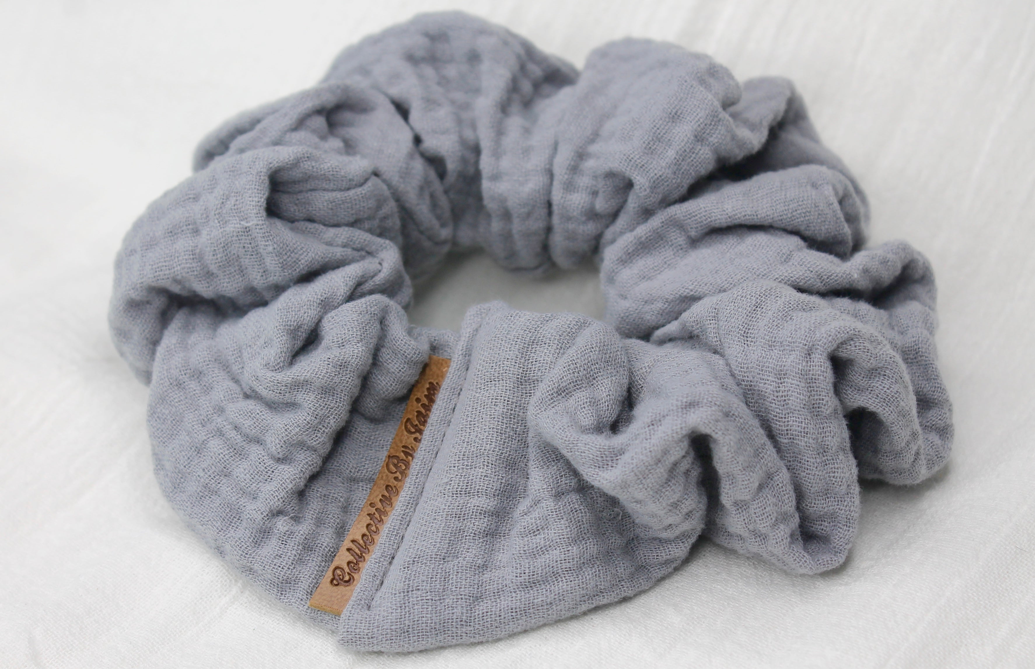 Medium Merle Double Cloth Scrunchie